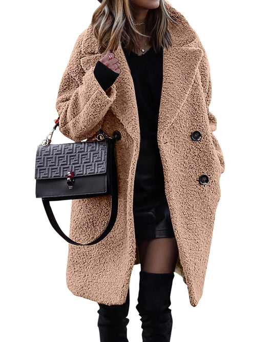 Elegance Velvet Teddy Coat